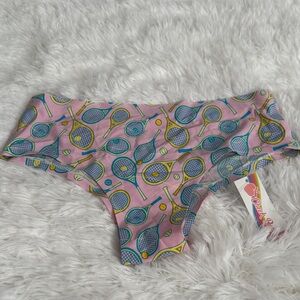 Stylish Pink Tennis Print Panties